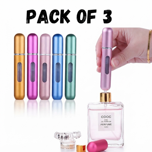 Mini Refillable Perfume Bottle (Pack of 3)