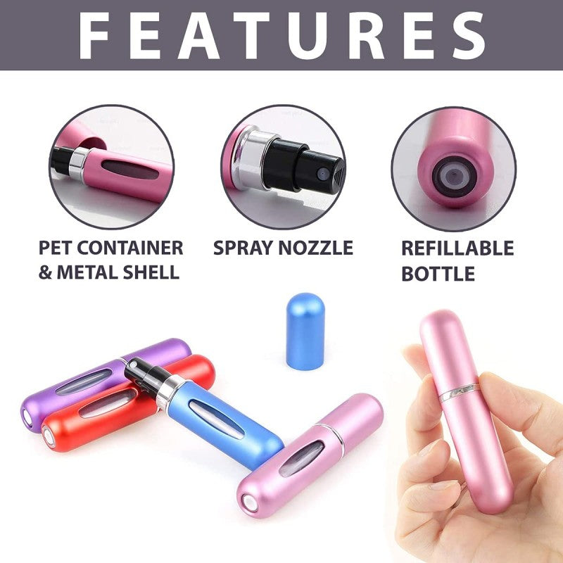 Mini Refillable Perfume Bottle (Pack of 3)