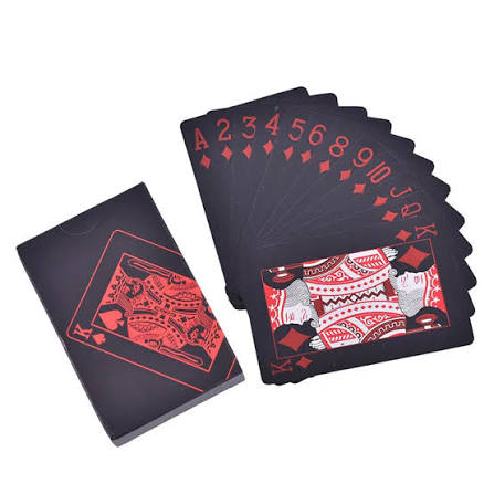 Luxury Black Playing Cards